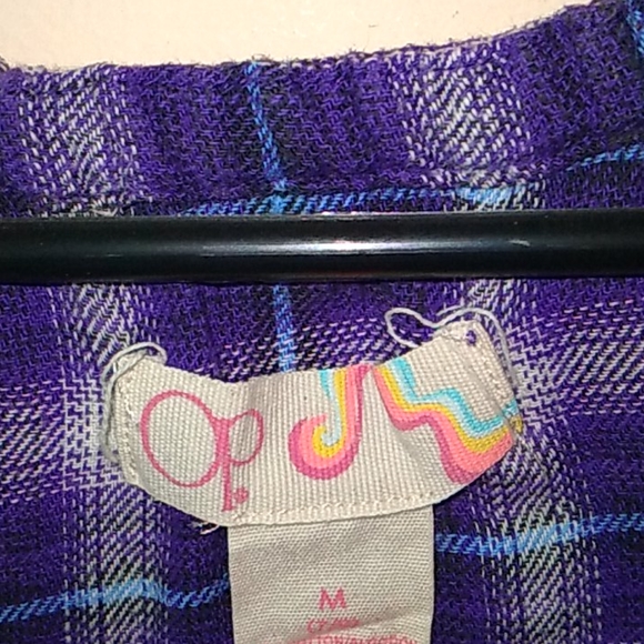 OP Purple plaid SHIRT - Picture 3 of 4